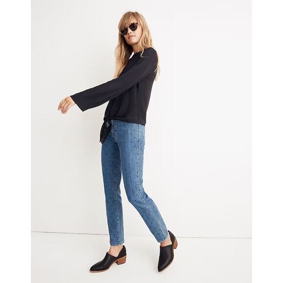 NEW Madewell Bell-Sleeve Tie Front V-Neck Top Blouse in Black Size X-Small NWT - Picture 13 of 13